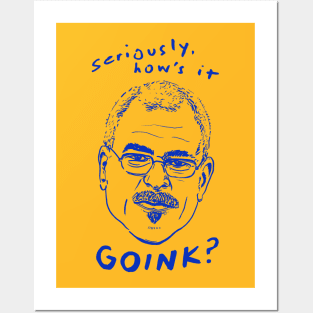 How's it Goink? (blue) Posters and Art